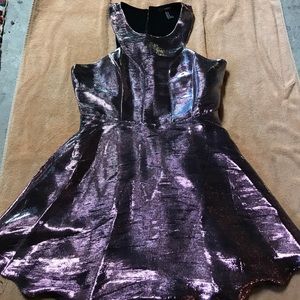 Forever21 duochrome dress metallic